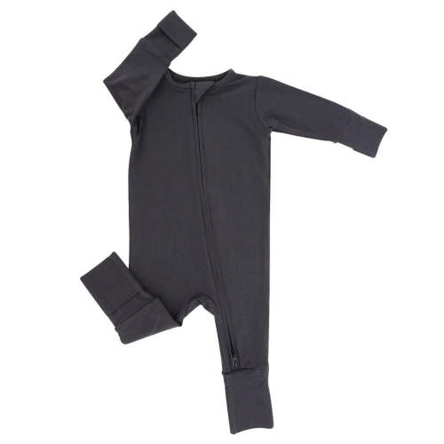 Convertible Romper - Charcoal Black – Manymoons