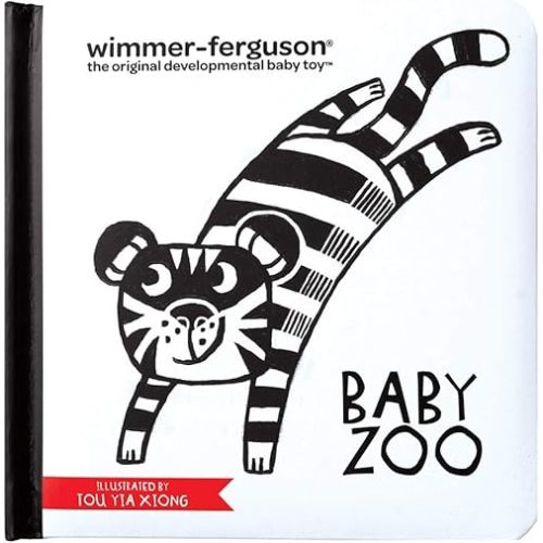Manhattan Toy Wimmer-Ferguson Baby Zoo Board Book, Ages 6 Months and Up