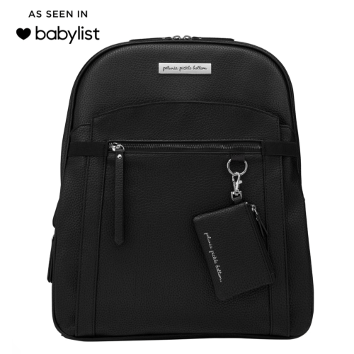 2-in-1 Provisions Breast Pump & Diaper Bag Backpack in Ebony