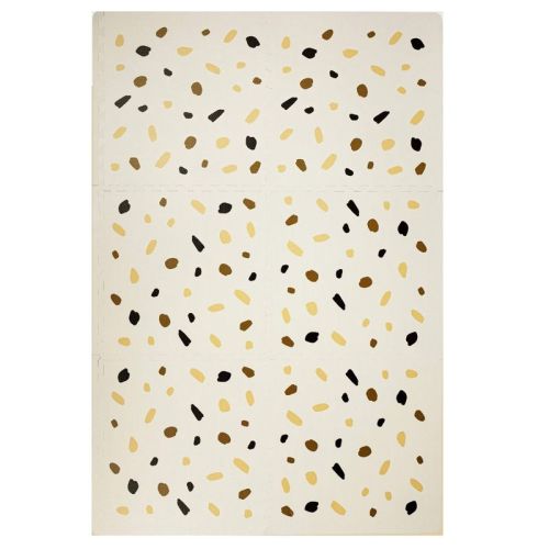 Hakuna Matte: Stylish Baby Play Mat: Confetti & White Design - 72x48'