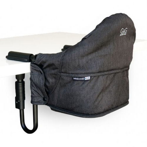 Perch Chair (Black Frame) - Raven