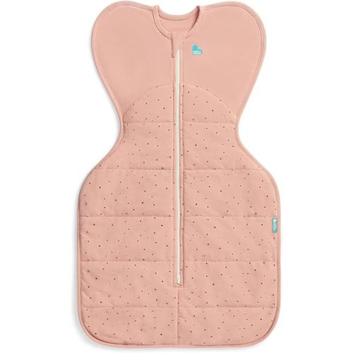 Love to Dream Swaddle UP Warm, 2.5 TOG, Dramatically Better Sleep, Allow Baby to Sleep in Preferred Arms Up Position for Self-Soothing, Snug Fit Calms Startle Reflex, 5-8.5lbs, Rose