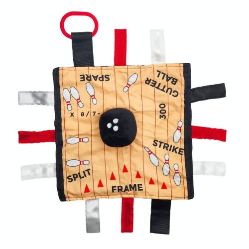 Baby Jack The Learning Lovey Bowling Ball Sports Tag Toy Sensory Soother 10" x 10"