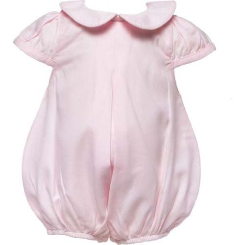 Elena Pique Bubble Romper - Pink, Pink - Cuclie | Maisonette