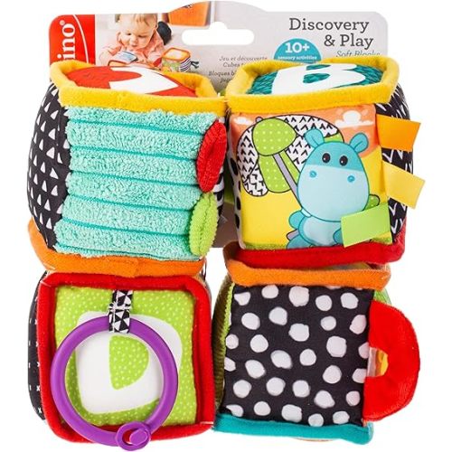 Infantino Discover and Play Soft Blocks Development Toy