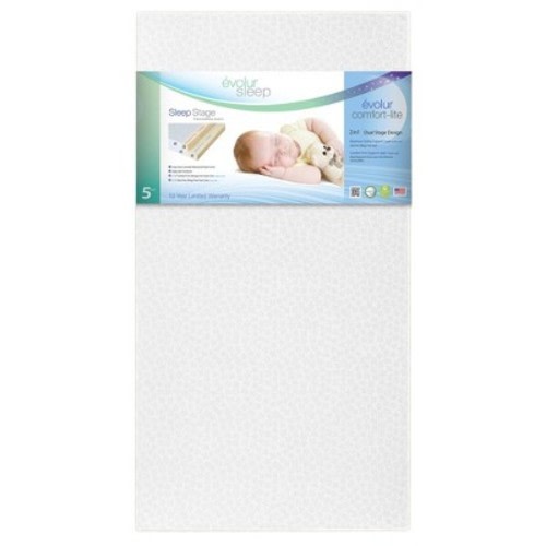 Evolur Sleep Breathable Dual Stage Comfort-Lite 5” Foam Mattress - Greenguard Gold & JPMA Certified