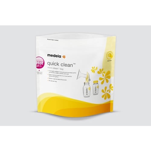 Quick Clean™ Micro-Steam™ Sterilizer Bags | Medela
