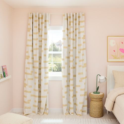 Clipped Blocks Blackout Curtain