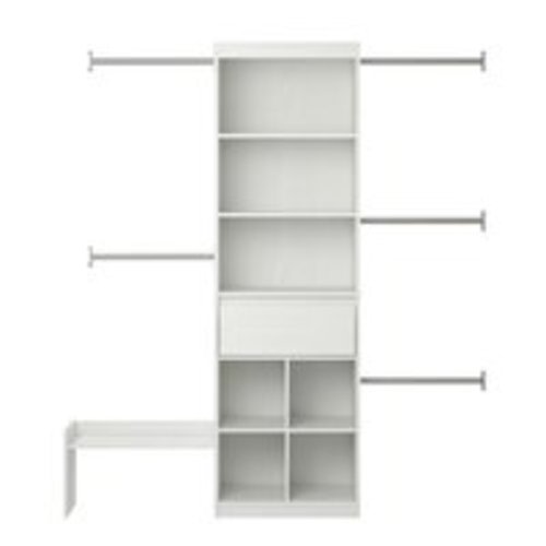 Max & Finn Grow With Me 69.89" W - 95.44" W Closet System Reach-In Sets | Wayfair