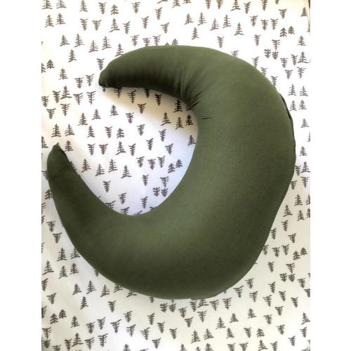Cover for nursing pillow snuggle soft Green