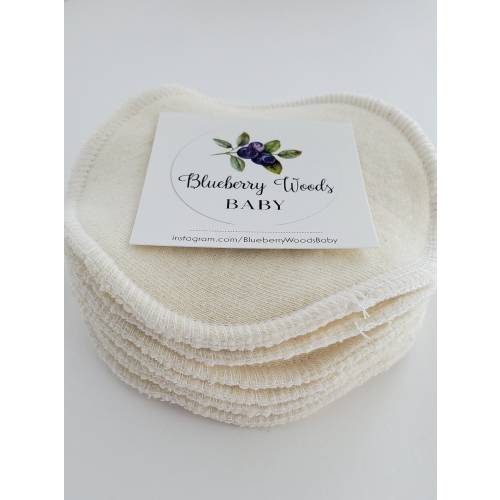 Hemp Nursing Pads, Organic Breast Pads /READY TO SHIP/ Reusable Breast Pads, 4.5 in, Hemp Pads, All Natural Breastfeeding Pads