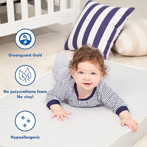 DaVinci Complete Slumber MINI Crib Mattress, Firm support, Lightweight, Waterproof, Greenguard Gold Certified