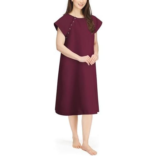 NY Threads Women's Hospital Gown Soft and Stylish Patient Gown