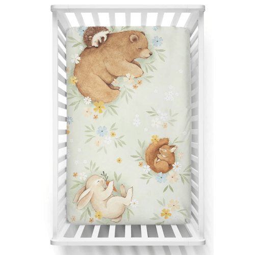 Enchanted Meadow Mini Crib Sheet
