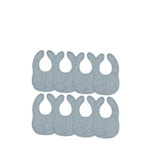 Muslin Bibs - Pack of 8