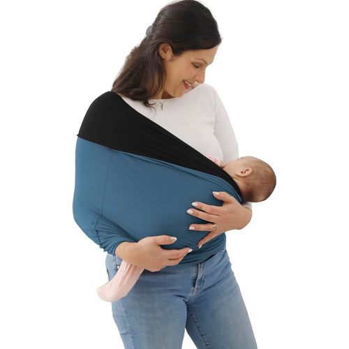 Baby Wrap Carrier, Reversible Bonding Comforter, Soft & Stretchy Baby and Infant Sling, Perfect Baby Carrier Wrap Sling for Newborn and Infant up to 35 lbs.