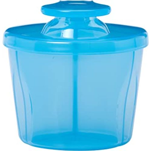 Dr. Brown's Baby Formula Dispenser with Snap-On Lid for On-the-Go Feedings,Milk Powder Dispenser for Traveling with Infant,Blue
