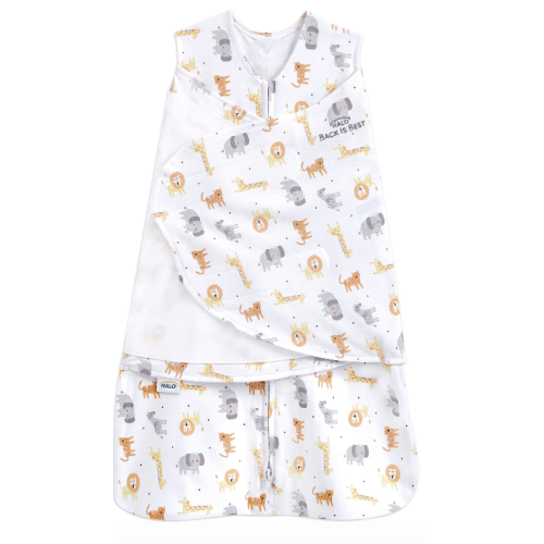 Jungle Print Cotton Swaddle | HALO