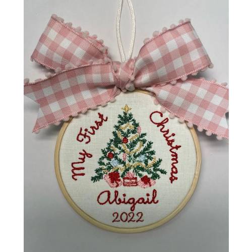 Baby’s first Christmas ornament