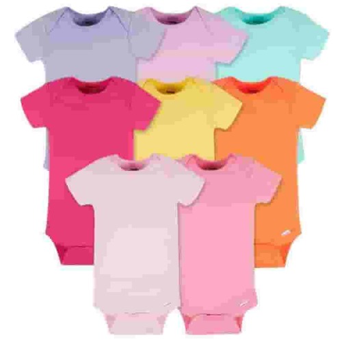 Onesies Brand Baby Girl Bodysuits, 8-Pack, Sizes Newborn - 12 Months