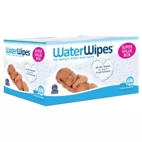 WaterWipes Super Value Box 540 Wipes