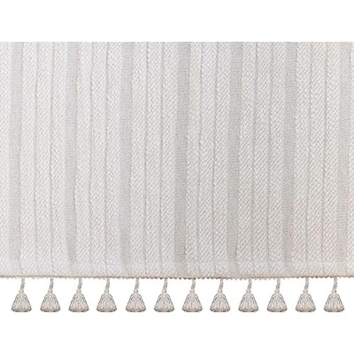 Crane Baby Wrap Around Bed Skirt for Crib, Cotton Crib Skirt for Boy's and Girl's Nursery, Natural, 28”w x 52”h x 16”d