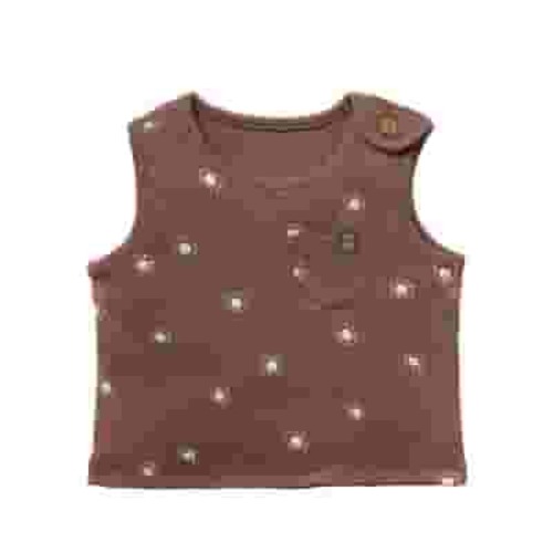 Modern Moments by Gerber Baby Neutral Organic Tank Top With Pocket, Sizes 0/3 Months - 24 Months