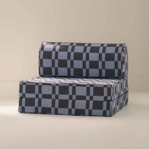 Whale & Sky Blue Checkered Modular Sofa | Ezra | House of Noa