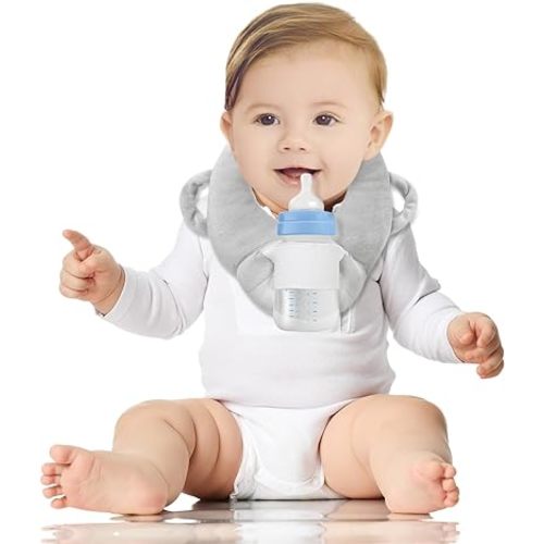 Baby Bottle Holder, Adjustable Nursing Pillow Support, Bottle Holder for Baby self Feeding,Newborn Essentials,Baby Self Feeding Pillow, Baby Essentials, Baby Self Feeding Cushion