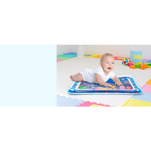 Tummy Time Water Mat丨Inflatable Tummy Time Water Play Mat for Babies, Infants and Toddlers 3 to 12 Months Promote Development Toys Baby Gifts - Blue