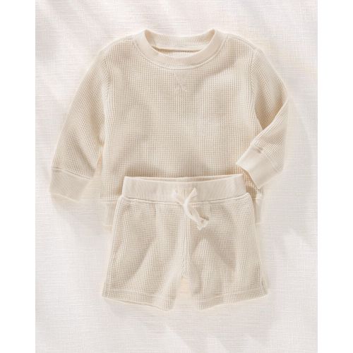 Baby Hilary Duff 2-Piece Thermal Outfit Set - Ivory