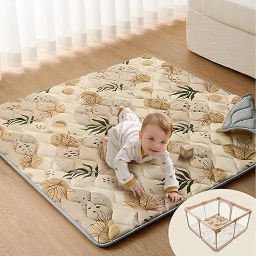 Blissful Diary Baby Play Mat, Earth Tone Design
