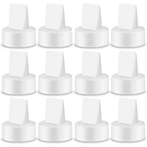 Maymom 12 Count Duckbill Valves for Spectra S1 Spectra S2 Spectra 9 Plus. Not Original Spectra Pump Parts Replace Spectra Duckbill Valve Not Original Spectra S2 Accessories Work w/Spect (White.12)