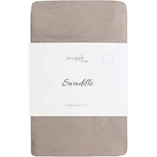 snuggle me Swaddle | Organic Cotton Swaddle Blanket, Soft Stretch, 47 x 47 inches (Birch)