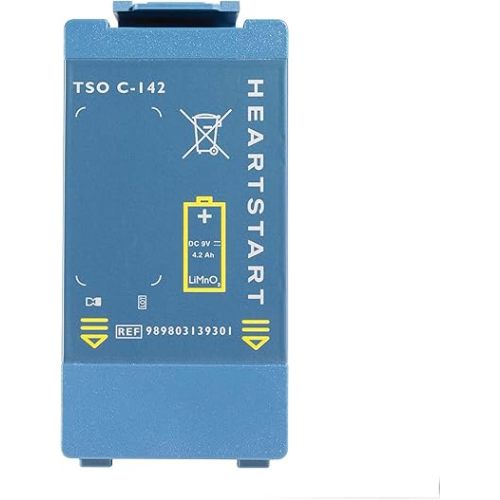 Philips HeartStart Home and OnSite AED Defibrillator Long Life Replacement Battery, M5070A