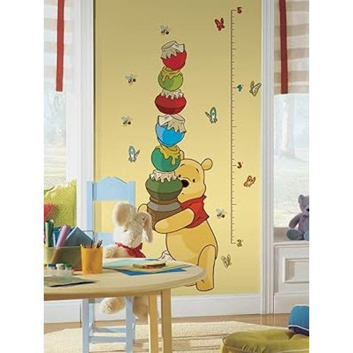 RoomMates Growth Chart RMK1501GC: Winnie Pooh Peel & Stick Inches