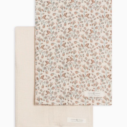 2-Pack Muslin Burp Cloths