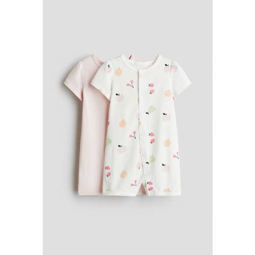 2-PACK COTTON JERSEY PAJAMA JUMPSUITS