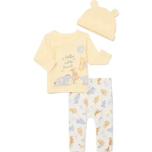 onesie + hat + pant set 0-3M