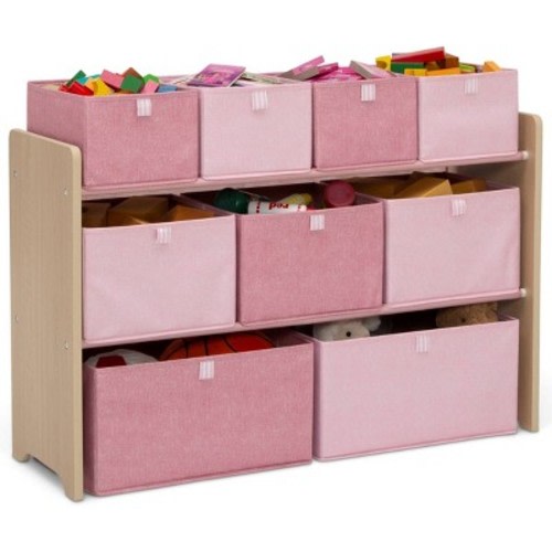 GapKids by Delta Children Deluxe Toy Organizer - Greenguard Gold Certified - Blush