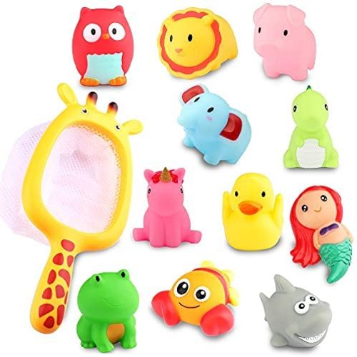 Toddler Bath Toys Mold Free Bathtub Toys, Bath Toys for Toddlers 1-3 Pool Bathroom Bath Time Submarine Set, Pool Toys for Toddlers Infant Boys Girls Birthday Gifts Age 1 2 3 4 5 6 Year Old (Animal)