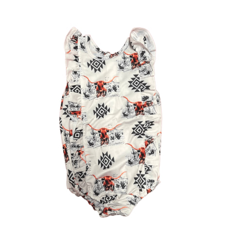 LONGHORN ONE PIECE SWIMSUIT