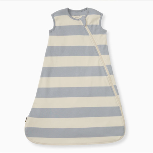 Rugby Stripe Organic Lightweight Beekeeper™ Wearable Baby Blanket Quarry