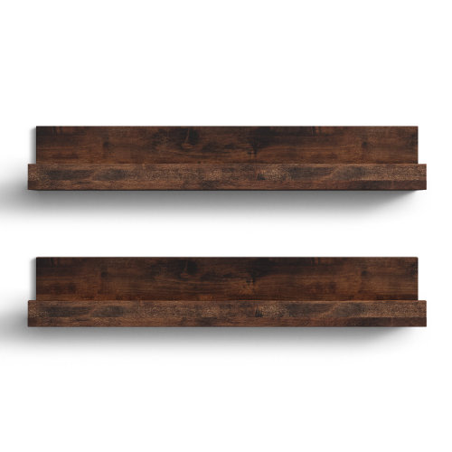 Dominique Alder Solid Wood Floating Shelf