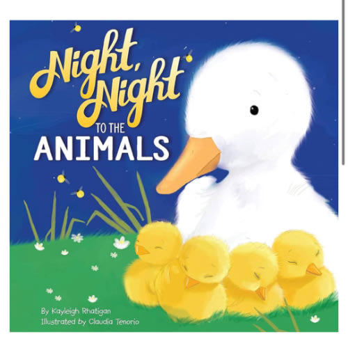 Night, Night to the Animals - Children's Padded Board Book - Bedtime Animals