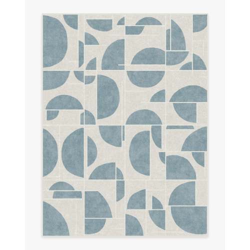 Lune Slate Blue Rug by Nina Takesh | Ruggable US