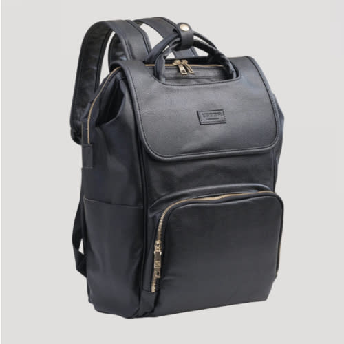La Madison™ - Elegant Vegan Leather Diaper Bag Backpack