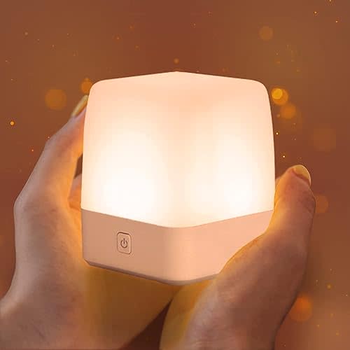 Night Light for Kids, LED Touch Baby Night Light for Breastfeeding, Dimmable Nightlight for Bedroom Nursery Lamp Rechargeable Portable Night Light with Memory Function Bedside Light