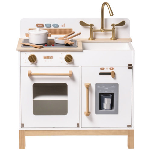 ROBUD Wooden Kitchen Playset For Kids, Montessori, 3+, & Reviews | Wayfair