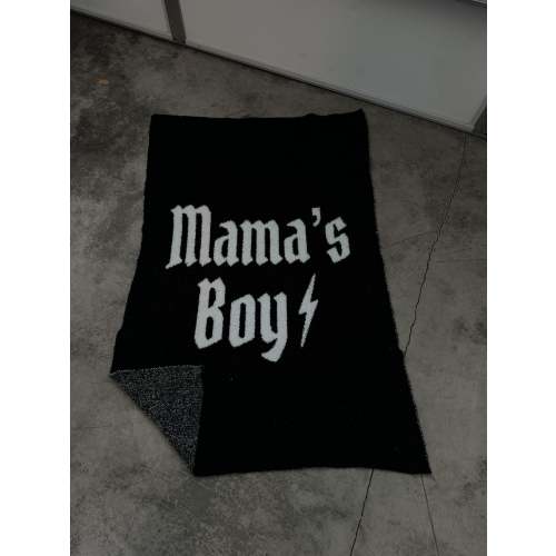 Mama’s Boy | Plush Knit Blanket